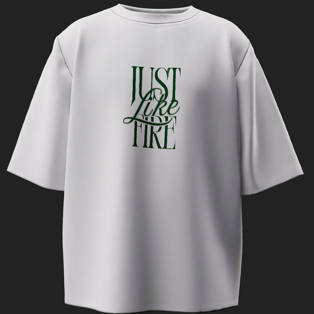 Just Like Fire Crop - Green