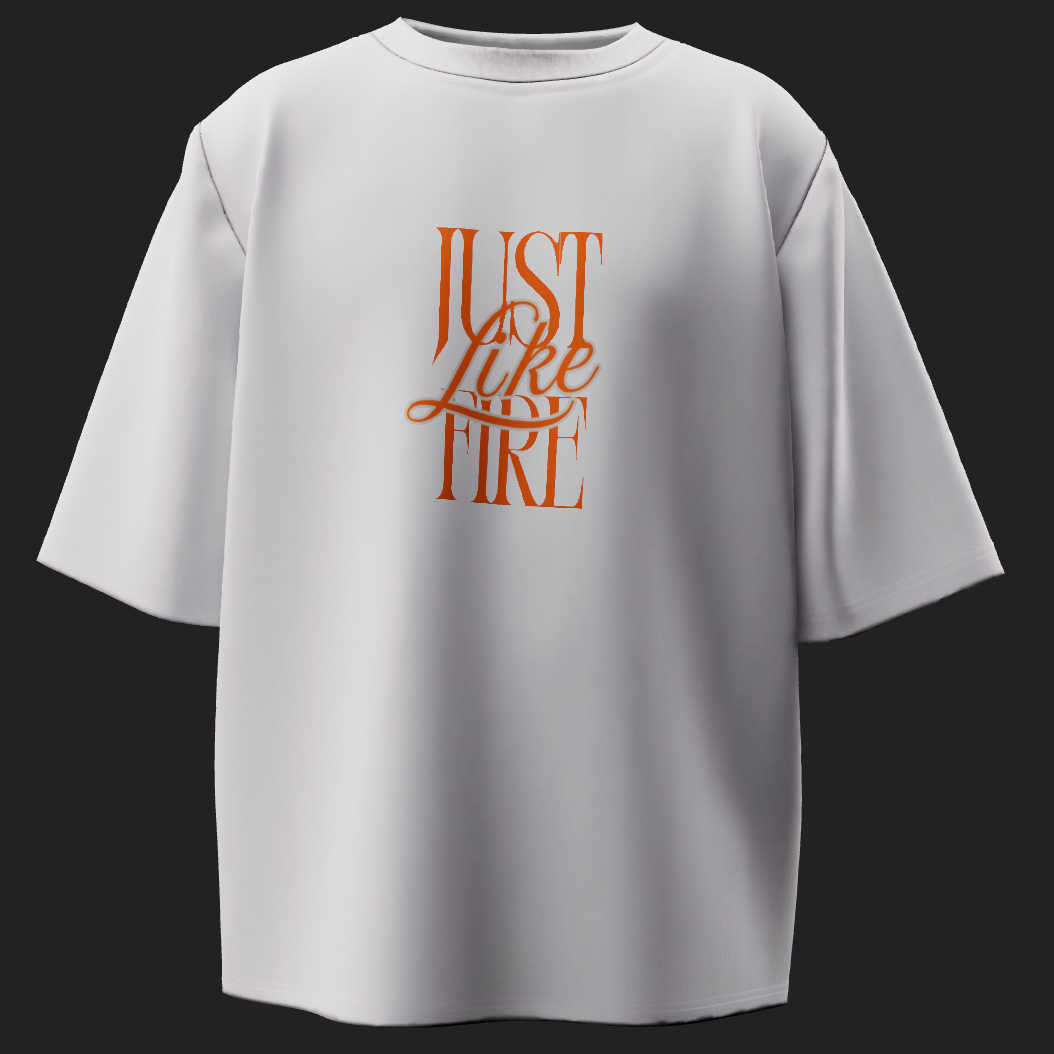 Just Like Fire Crop - Orange